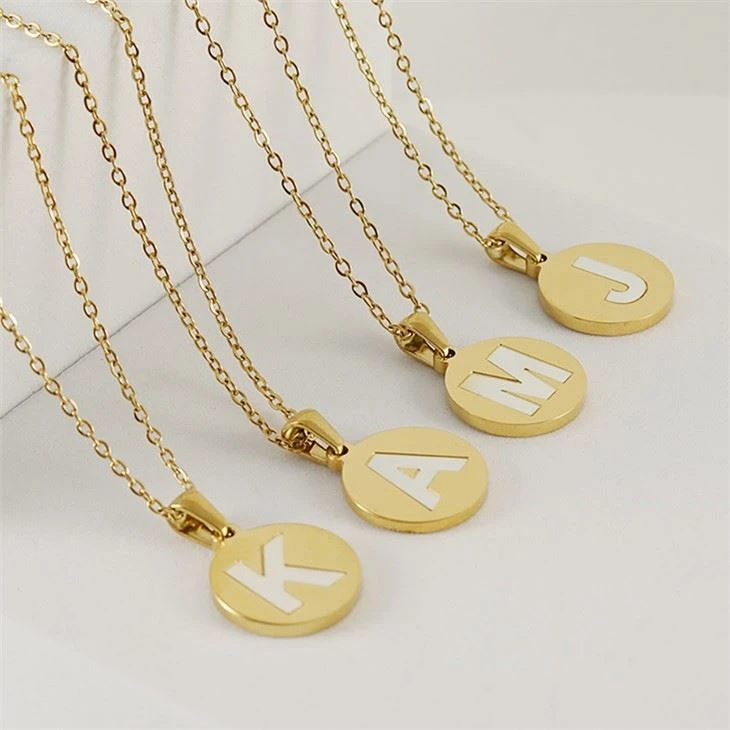 high quality initial necklace