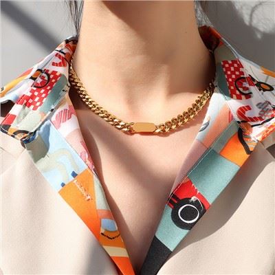 Storas Cuban Link karoliai