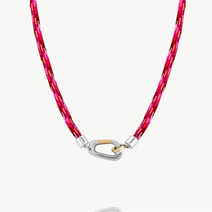 Carabiner Red Cord Necklace price