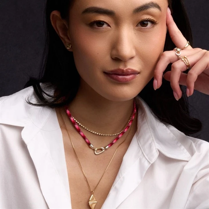 Carabiner Red Cord Necklace best