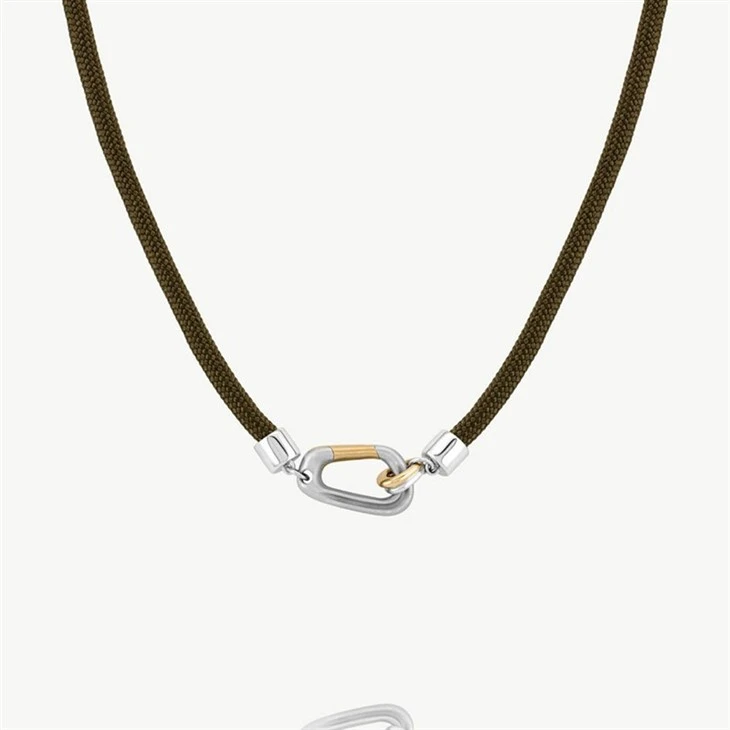 Carabiner Red Cord Necklace high quality