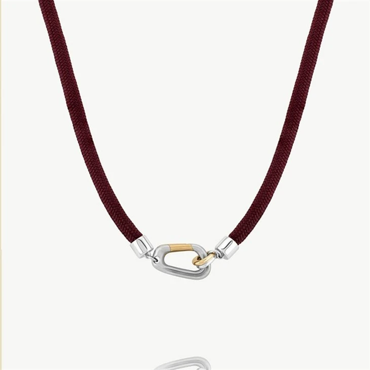 Carabiner Red Cord Necklace manufacturers