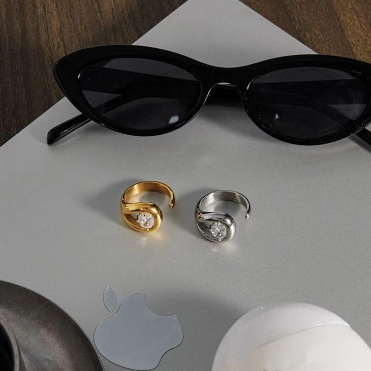 Classic Hollow Cuff Ring price