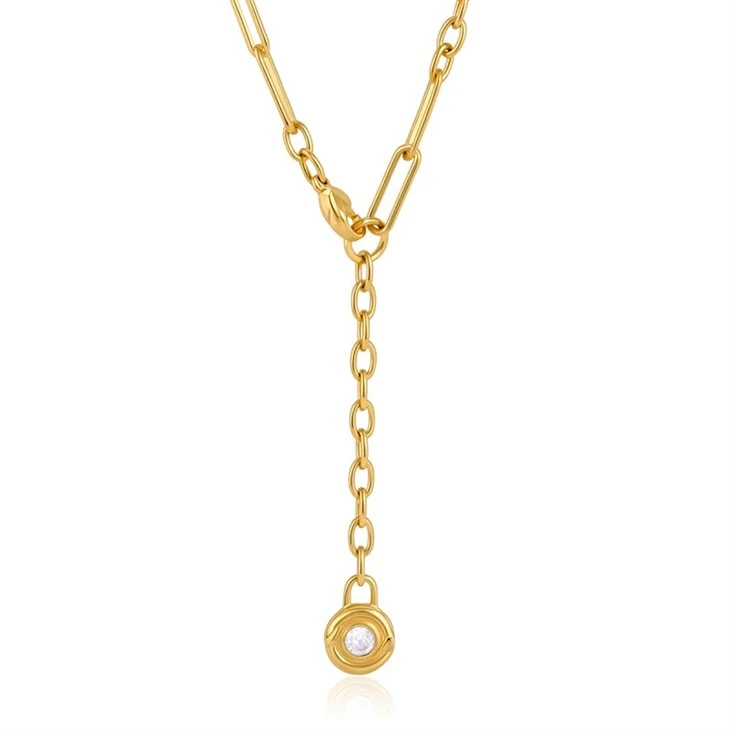 Paperclip Layered Necklace price