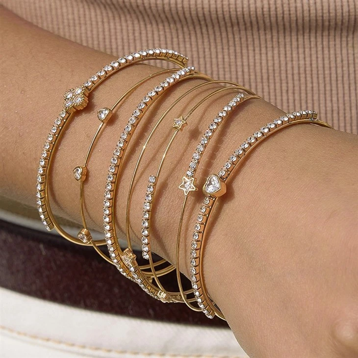 Star Double Open Bangle factory