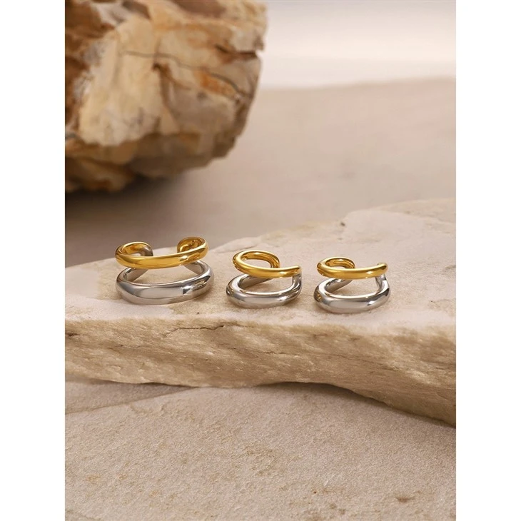 Two Tone Earring Cuff